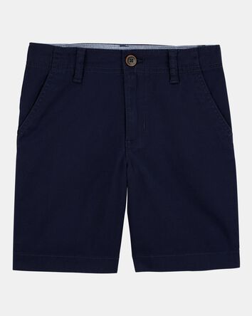 Kid  Stretch Chino Uniform Shorts - Navy, 