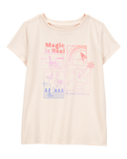 Kid Magic Is Real Short-Sleeve Graphic Tee - Ivory, image 1 of 3 slides