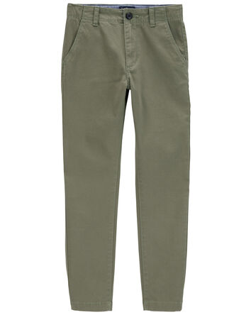 Skinny Fit Tapered Chino Pants, 