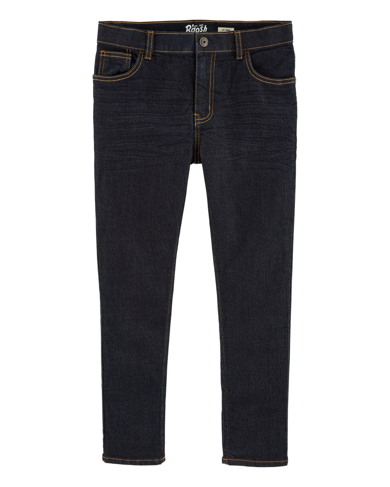 Kid Dark Wash Husky-Fit Skinny-Leg Jeans, image 1 of 5 slides