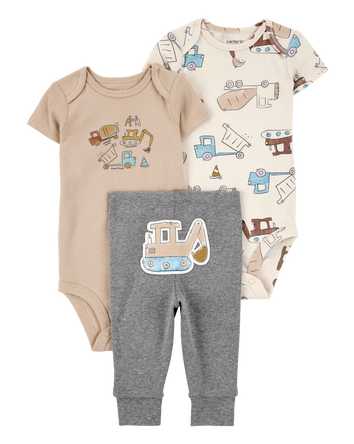 Baby Boy 3-Piece Construction Little Character Set®, 