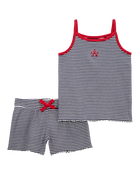Toddler 2-Piece Striped Tank & Short Set, image 1 of 4 slides
