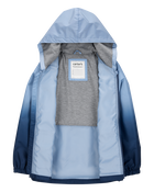 Dip Dye Rain Jacket - Blue, image 2 of 3 slides