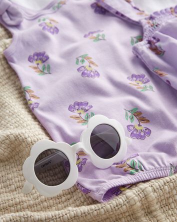 Flower Round Sunglasses, 