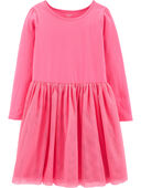 Pink - Kid Tutu Jersey Dress