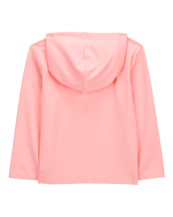 Toddler UPF 50+ Sun Protection Floral Moisture Wicking Active Pullover - Coral, 