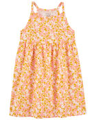 Toddler Floral Tank Dress, image 1 of 3 slides
