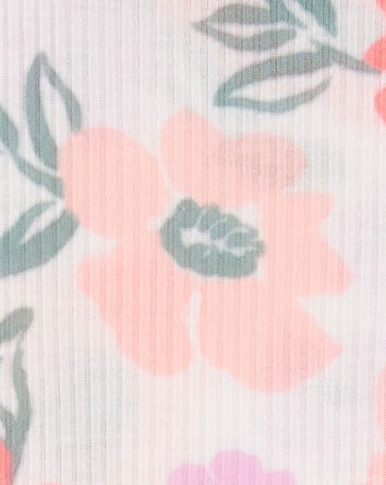 Toddler Girl Floral Loose-Fit 2-Piece Pajamas, 