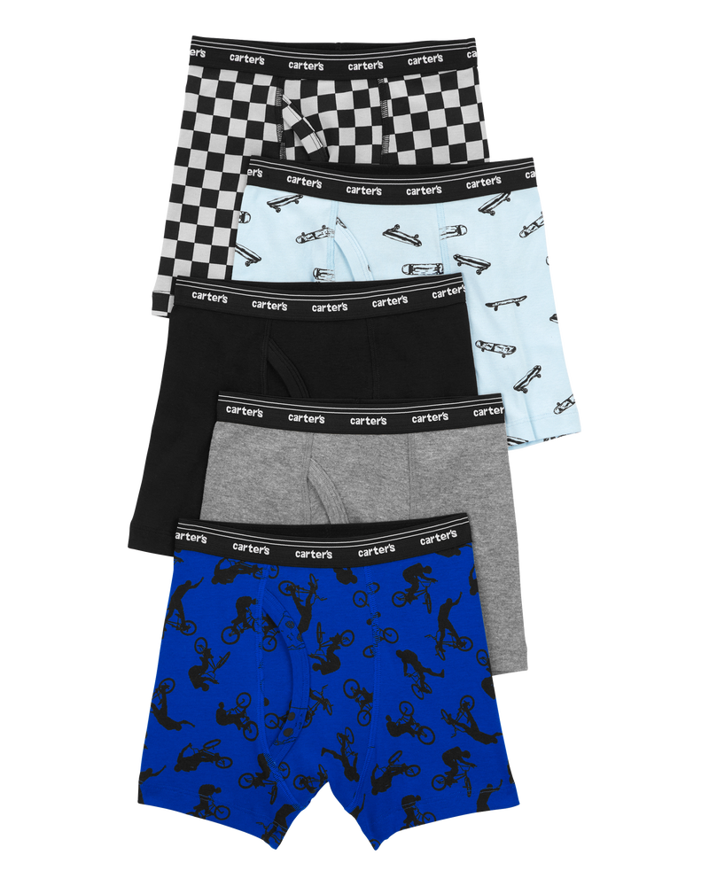 Kid 5-Pack Boxer Briefs Underwear, image 1 of 2 slides