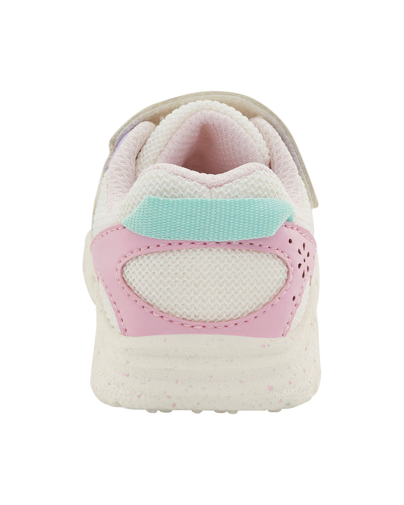  Every Step® First Walker Fashion Sneakers - White/Pastels
, image 3 of 7 slides