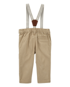 Baby Twill Suspender Pants, image 2 of 5 slides