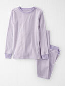 Lilac Stripe - Kid Organic Cotton Pajamas Set