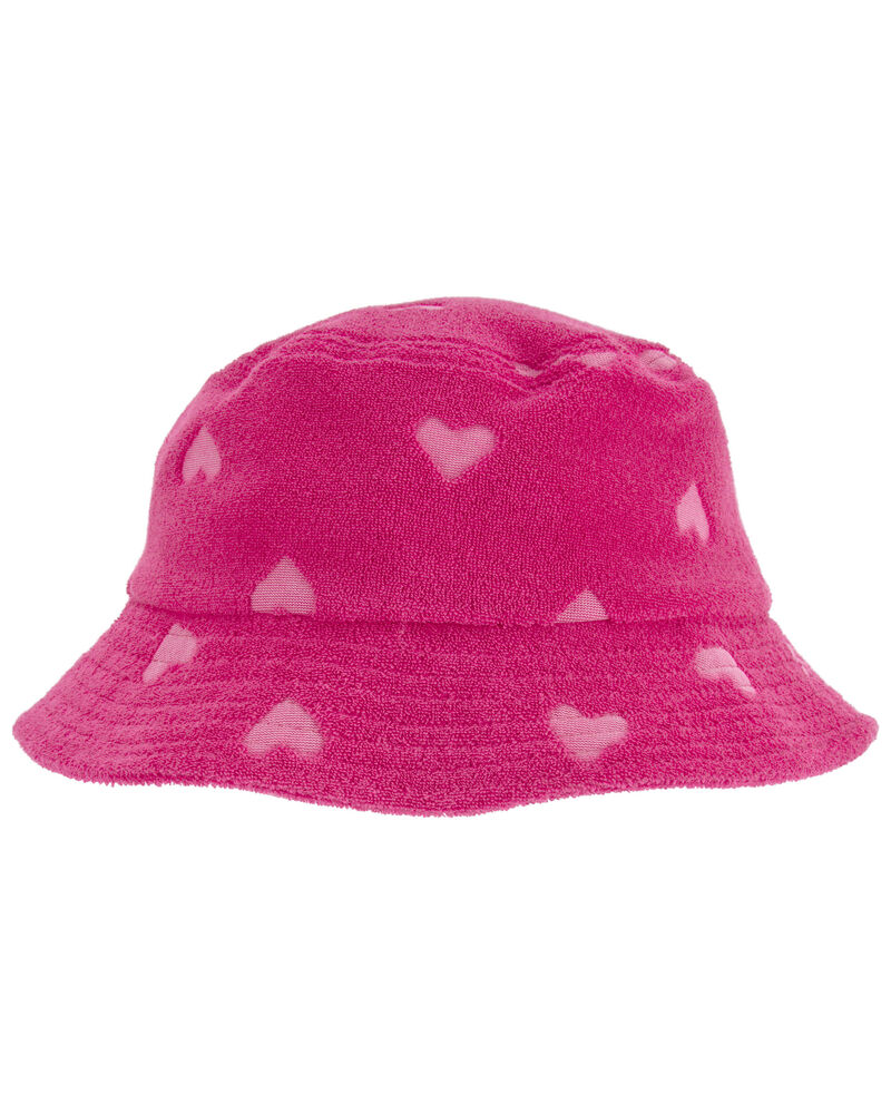 Toddler Heart Bucket Hat, image 1 of 2 slides