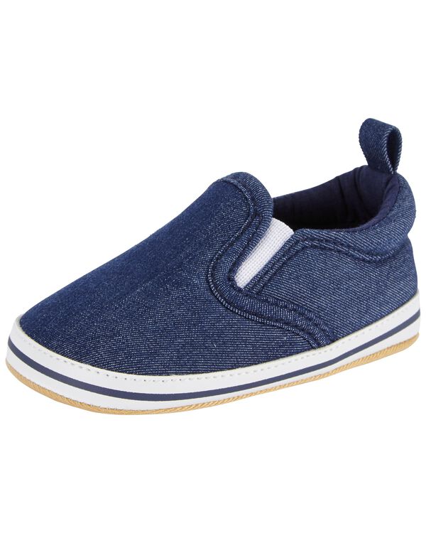 Blue Baby Slip-On Soft Shoe | carters.com
