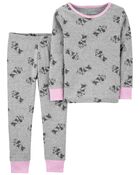 Toddler 2-Piece Minnie Mouse 100% Snug Fit Cotton Pajamas, image 1 of 3 slides