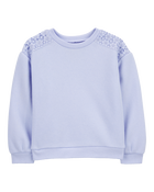 Toddler Embroidered Fleece Pullover, image 1 of 3 slides