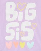 Toddler Big Sis Graphic Tee, image 2 of 3 slides