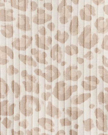 Toddler Girl Leopard Long-Sleeve Top - Cream, 