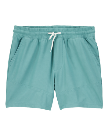 Kid Active Mesh Shorts - Green, 