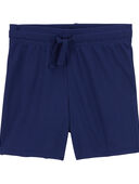 Navy - Toddler Athletic Mesh Shorts