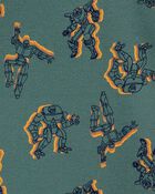 Kid 4-Piece Robots 100% Snug Fit Cotton Pajamas, image 3 of 4 slides