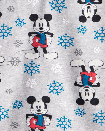 Toddler Christmas Disney© Mickey Mouse Graphic Tee - Grey, 