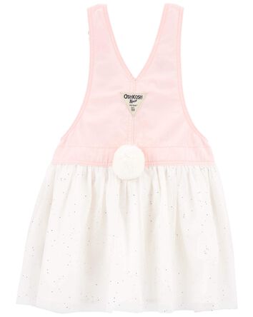 Baby Bunny Glitter Jumper Dress, 