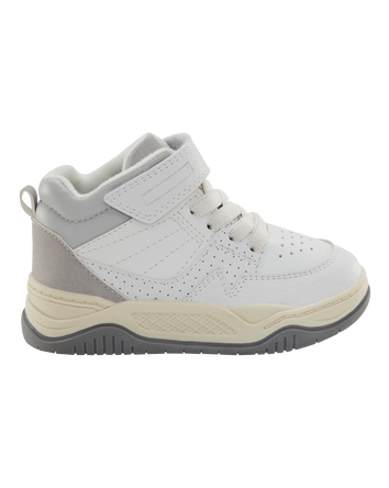 Toddler Casual Easy On High-Top Sneakers - Grey, 