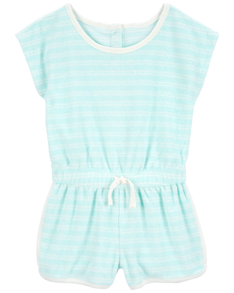 Baby Striped Terry Romper, image 1 of 3 slides