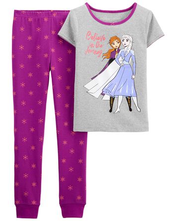Kid 2-Piece Frozen 100% Snug Fit Cotton Pajamas, 