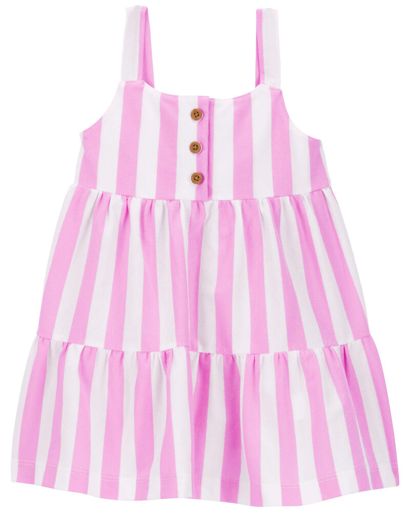 Baby Striped Tank Jersey Dress, image 1 of 4 slides