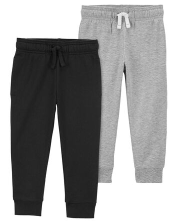 Baby 2-Pack Pull-On French Terry Joggers, 