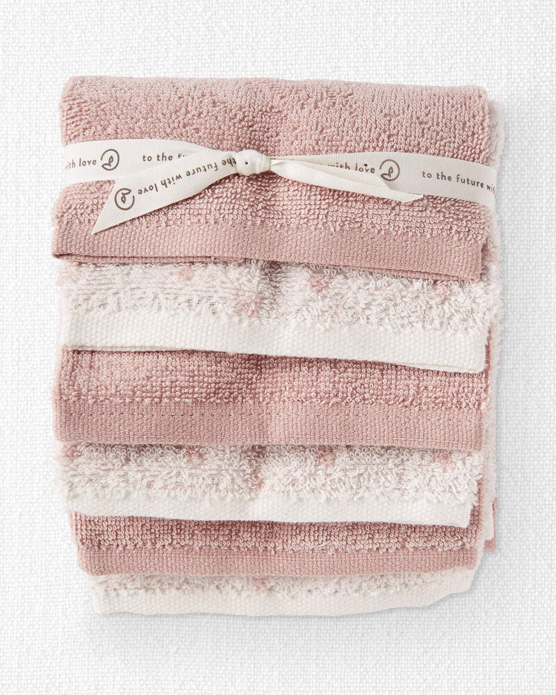 Baby 6-Pack Organic Cotton Washcloths, image 2 of 4 slides