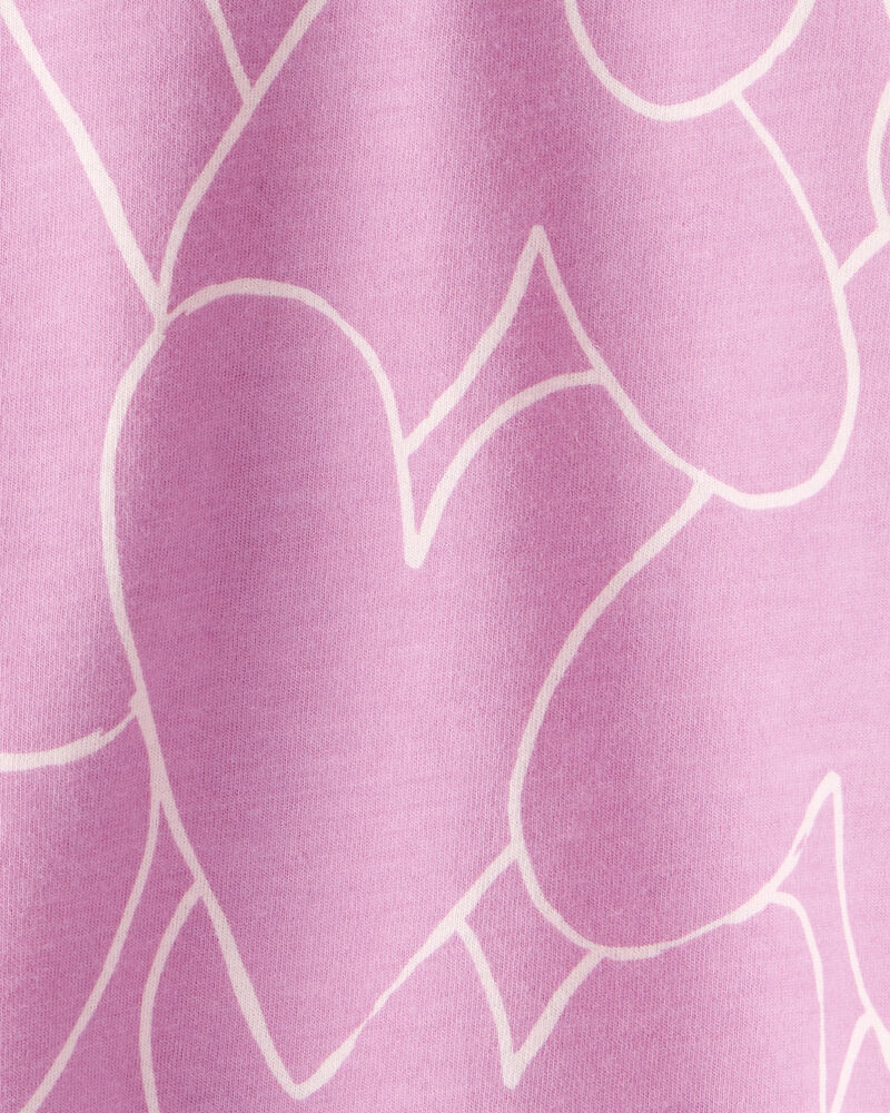 Baby Girl Heart Long-Sleeve Top - Purple, image 2 of 3 slides