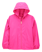 Kid Solid Windbreaker Jacket - Pink, image 1 of 3 slides