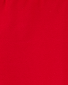 Baby 2-Pack Red & Navy Cotton Stretch Leggings, image 2 of 4 slides