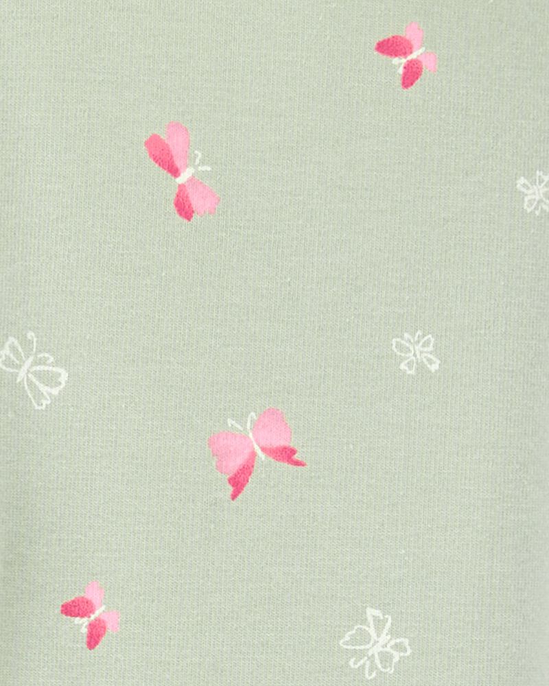 Toddler Girl Floral Stretch Leggings - Green, image 5 of 7 slides