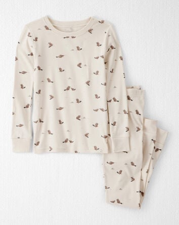 Kid Organic Cotton Pajamas in Beavers' Creek Print, 