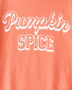 Pumpkin Spice Short-Sleeve Graphic Tee - Orange, image 2 of 3 slides