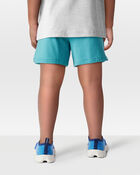 Toddler 2-Piece Active Raglan Tee & Pull-On Shorts Set - Grey/Teal, image 9 of 9 slides