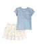 Blue/Ivory