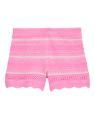 Toddler Striped Crotchet Knit Shorts - Pink, image 4 of 7 slides
