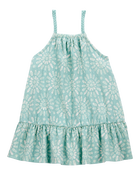 Baby Floral Crinkle Jersey Dress, image 2 of 6 slides