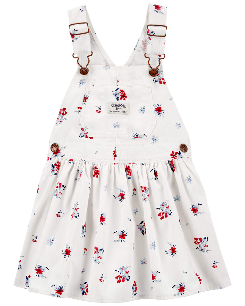 Baby Floral Print Jumper Dress, image 1 of 4 slides