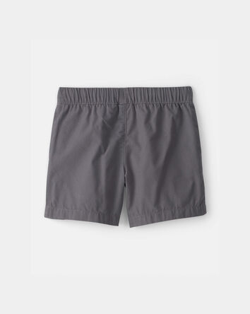 Toddler Boy Canvas Shorts - Grey, 