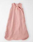 Baby Girl Organic Cotton Gauze Wearable Blanket, image 2 of 5 slides