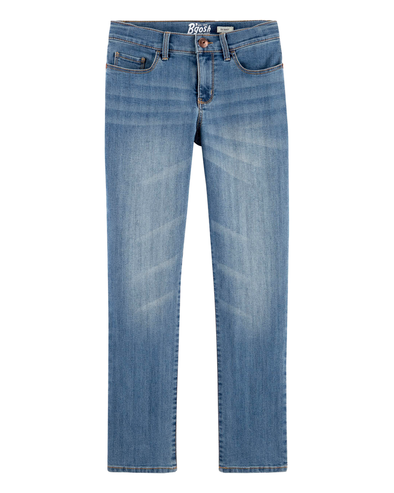 Kid Medium Blue Wash Plus-Fit Skinny-Leg Jeans , image 1 of 4 slides