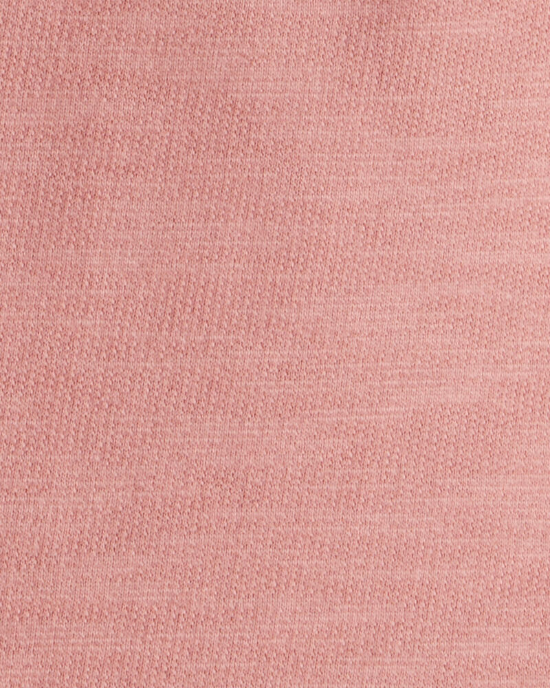 Toddler Girl 100% Cotton Wide-Leg Pants - Pink, image 3 of 4 slides