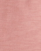 Toddler Girl 100% Cotton Wide-Leg Pants - Pink, image 3 of 4 slides