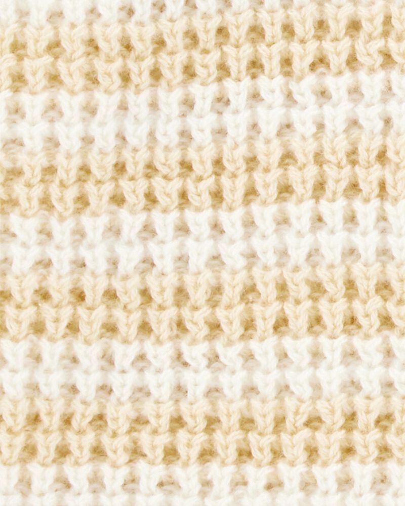 Baby Girl Flutter Sleeve Knit Top - Yellow, image 2 of 4 slides